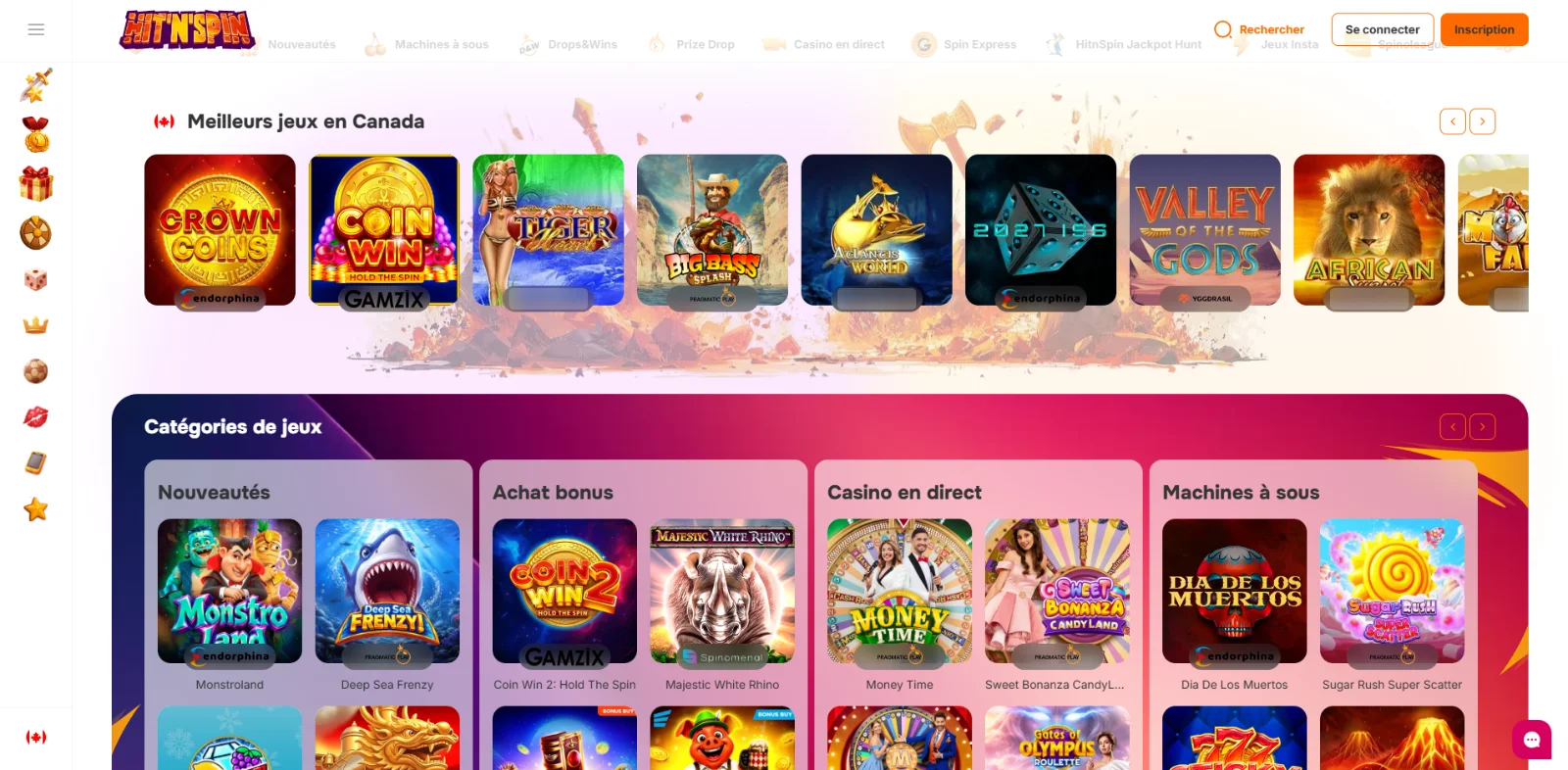 HitNSpin indique que la promotion s'obtient sans aucun paiement initial